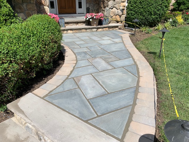 pavers going to front door in NJ